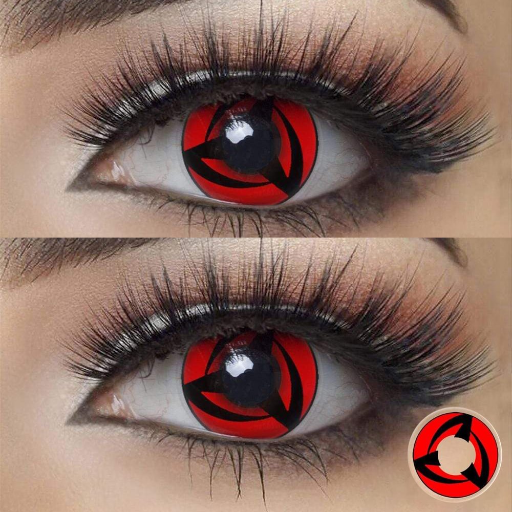 Sharingan Contacts For Mangekyo Eyes Anime Cosplay