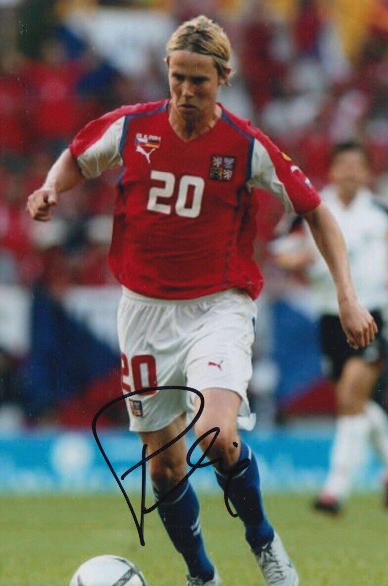 JAROSLAV PLASIL HAND SIGNED 6X4 Photo Poster painting CZECH REPUBLIC FOOTBALL AUTOGRAPH 1