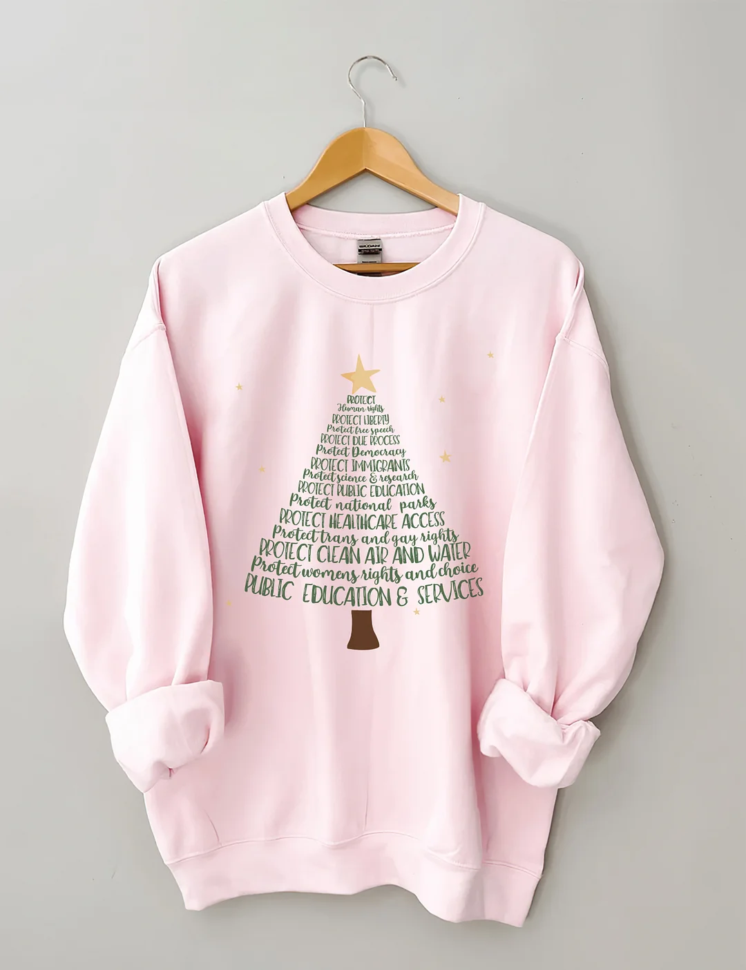 Protect Christmas Tree Sweatshirt