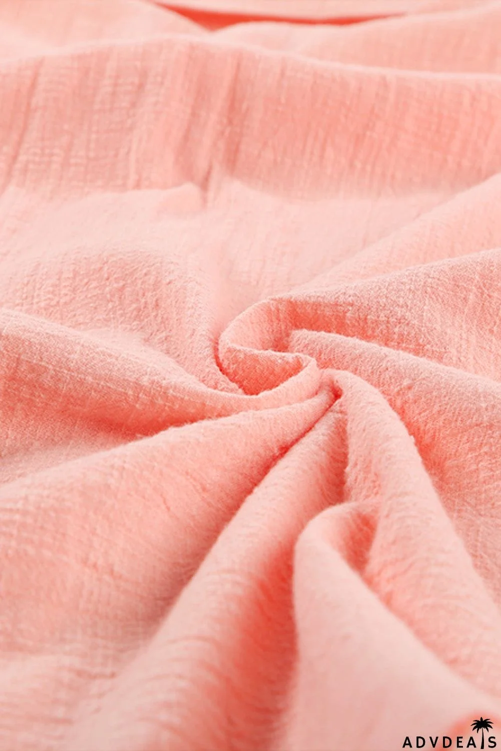 Turn-down Collar Button Front Tank