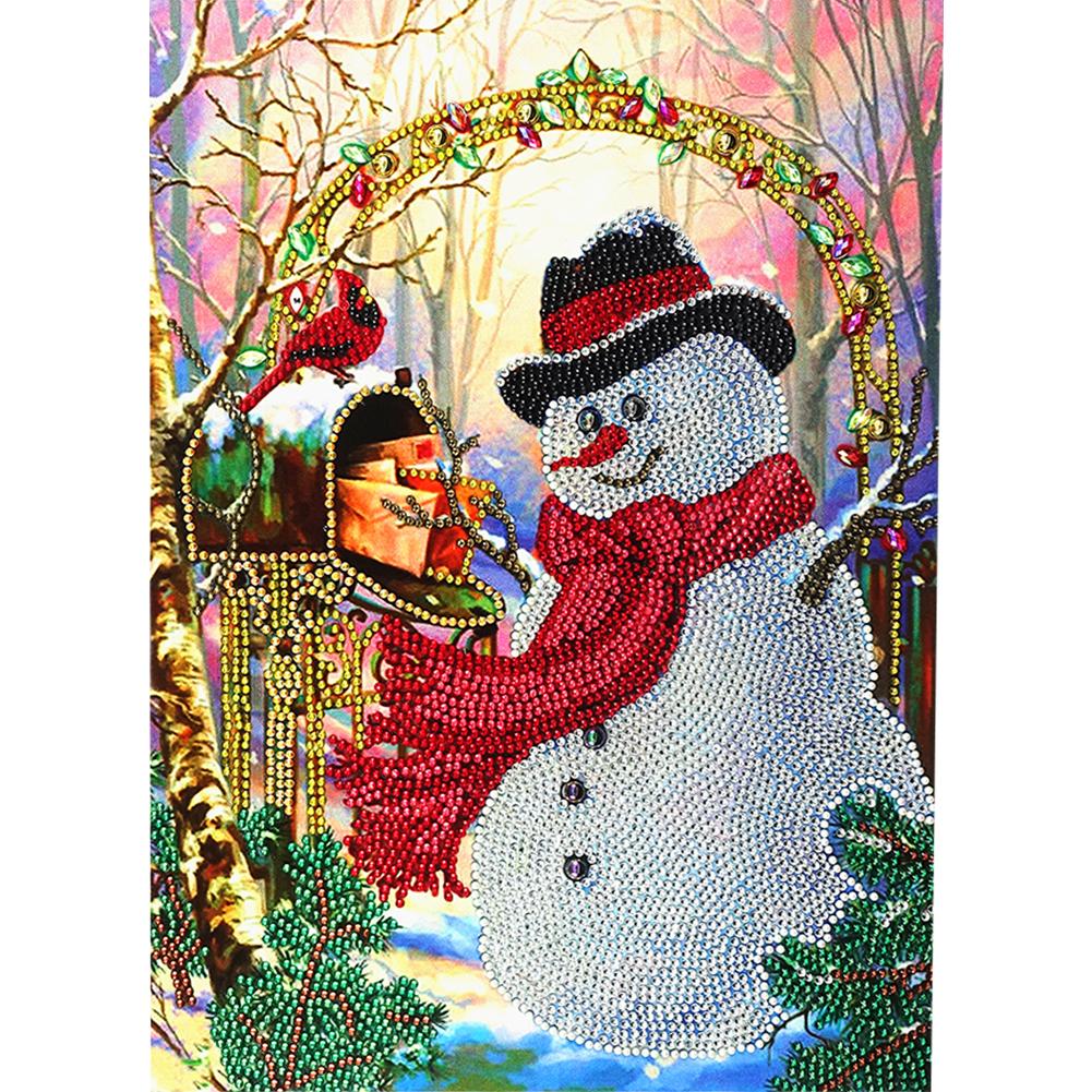 

Snowman - Special Shaped Diamond Painting - 30*40CM, 501 Original