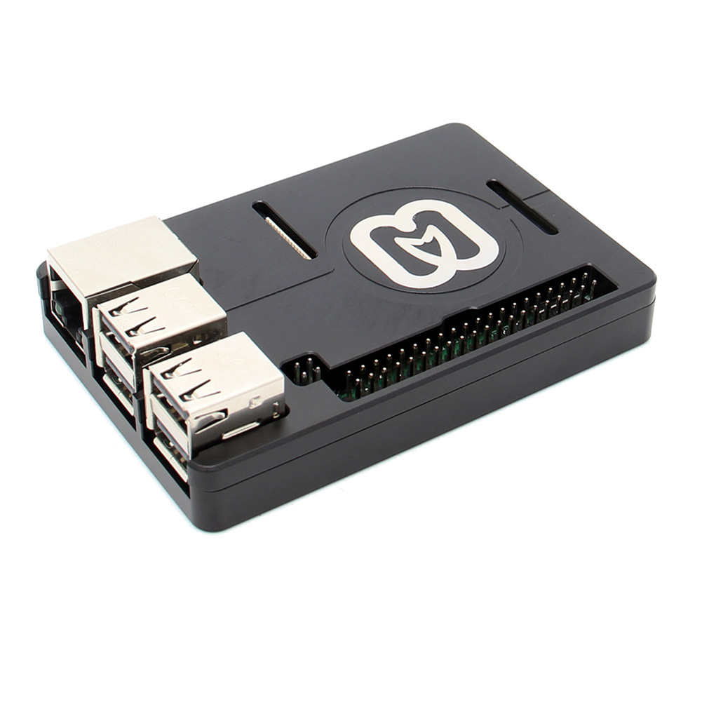 

Ultra-thin Aluminum Alloy CNC Case with Heat Sink for RasPi 3 Model B+/3B-248930, 501 Original