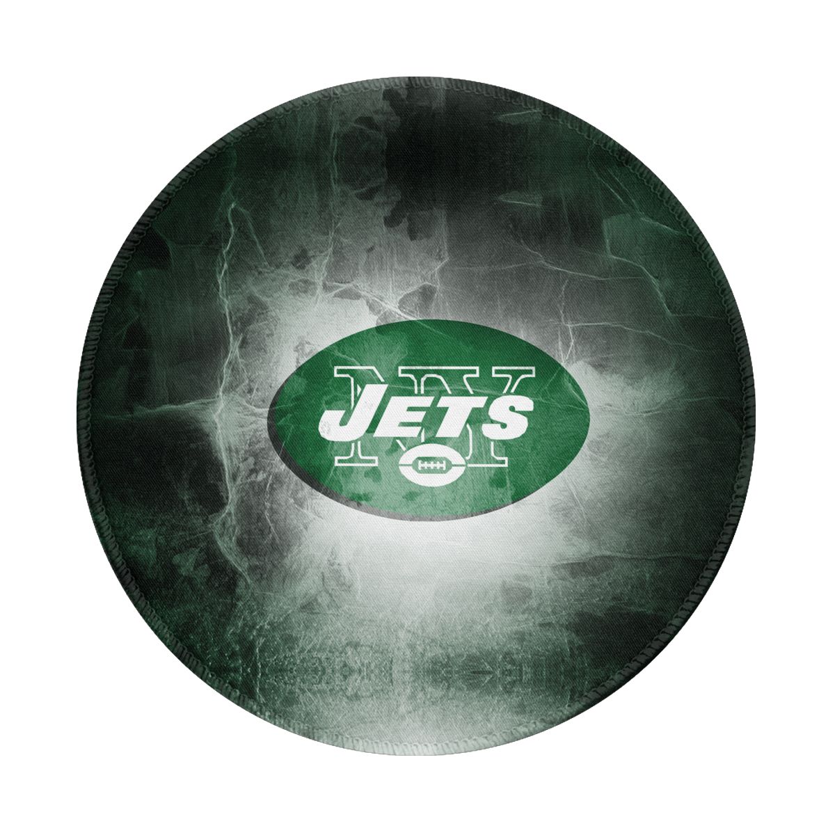 New York Jets NFL Non-Slip Rubber Round Mouse Pad
