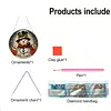 Christmas Snowman Acrylic DIY Diamond Painting Hanging Pendant for Adults