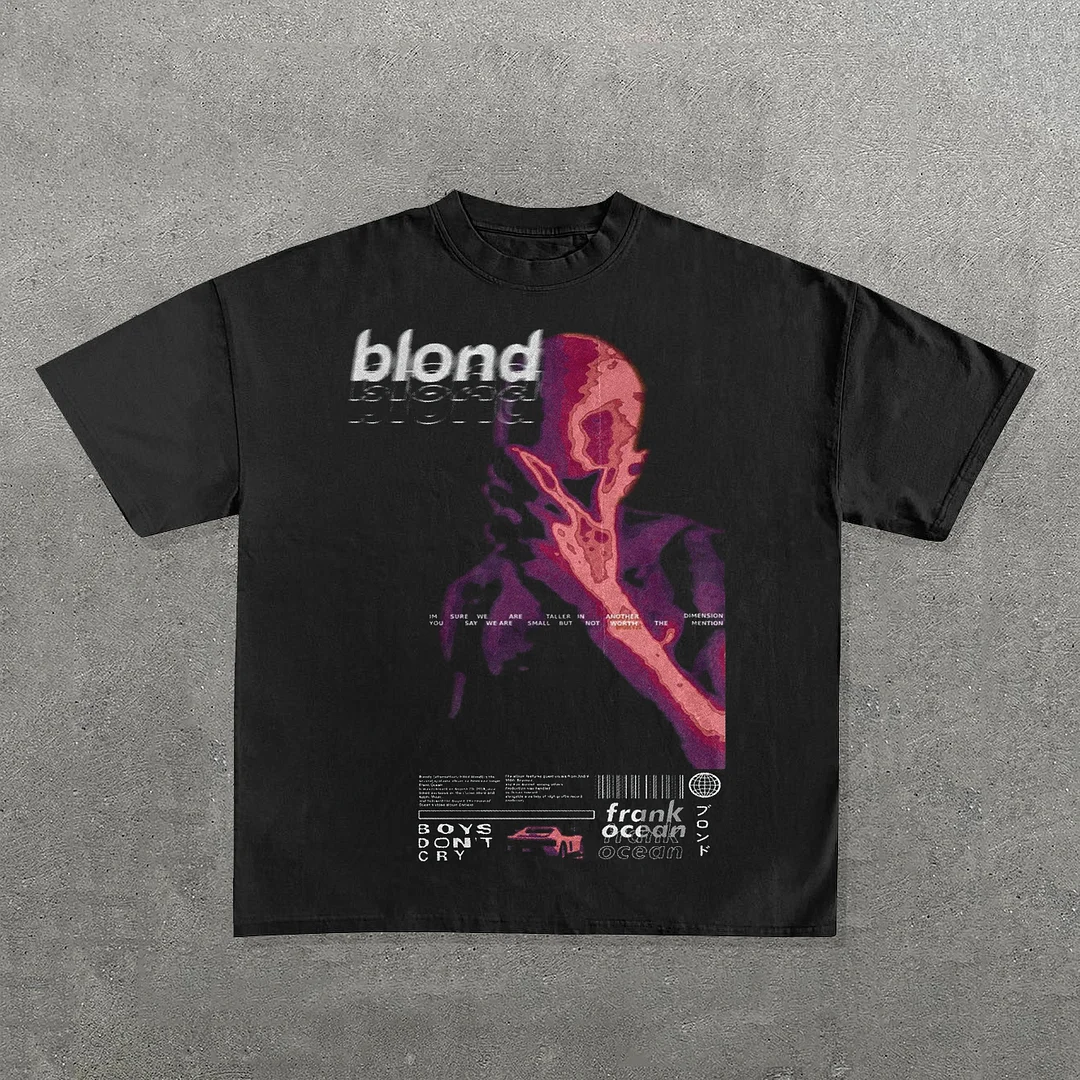 Blond Print Short Sleeve T-Shirt