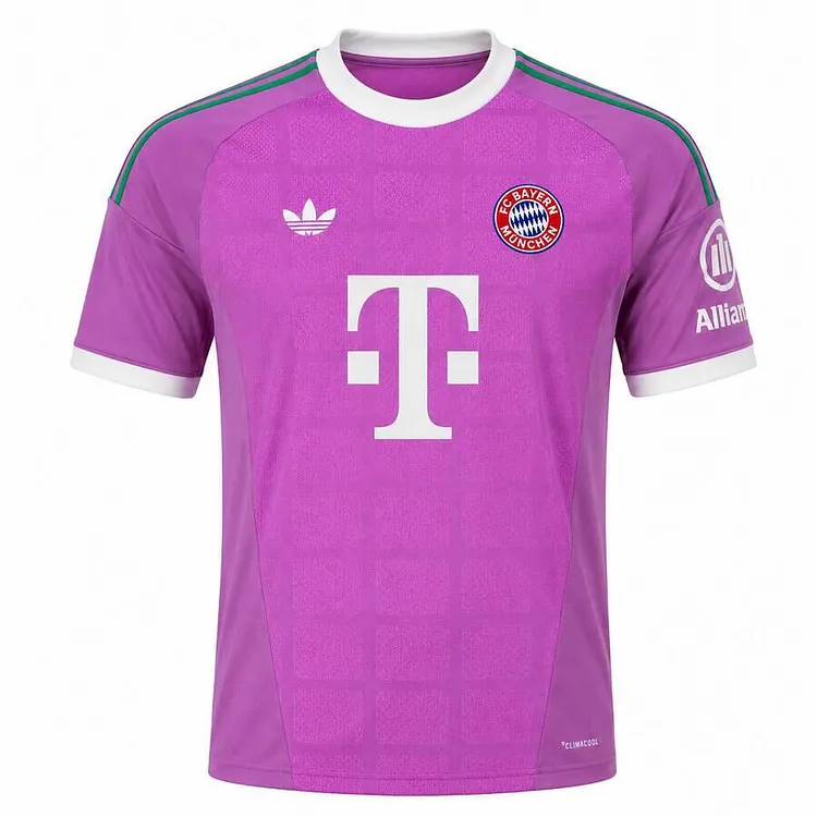 【S-4XL】Bayern 26/27 Pink GK Jersey 1:1 Thai Quality