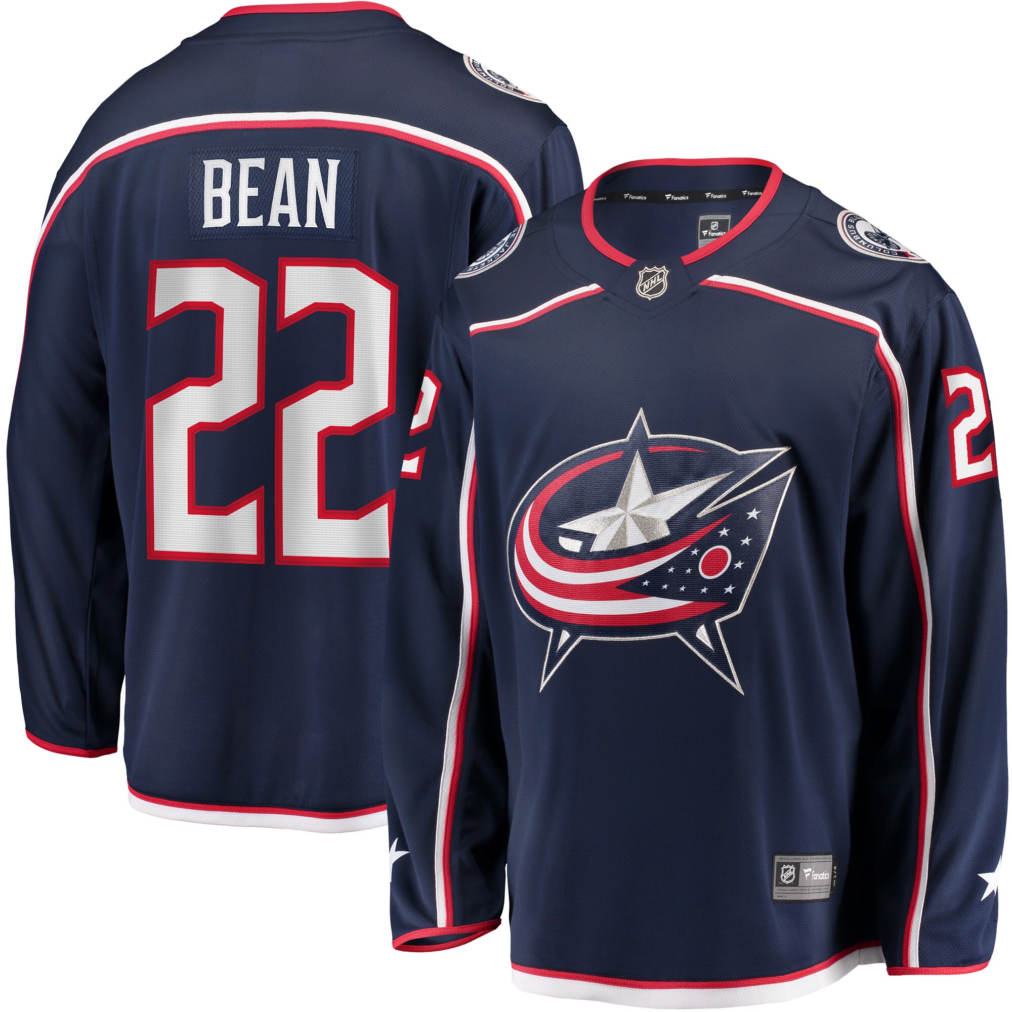 Jake Bean Columbus Blue Jackets Fanatics Home Breakaway   Jersey – Navy mysite