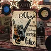 Music Is What Feelings Sound Like Rock - Vintage Metal Signs - 20*30cm/30*40cm - Music&Warning
