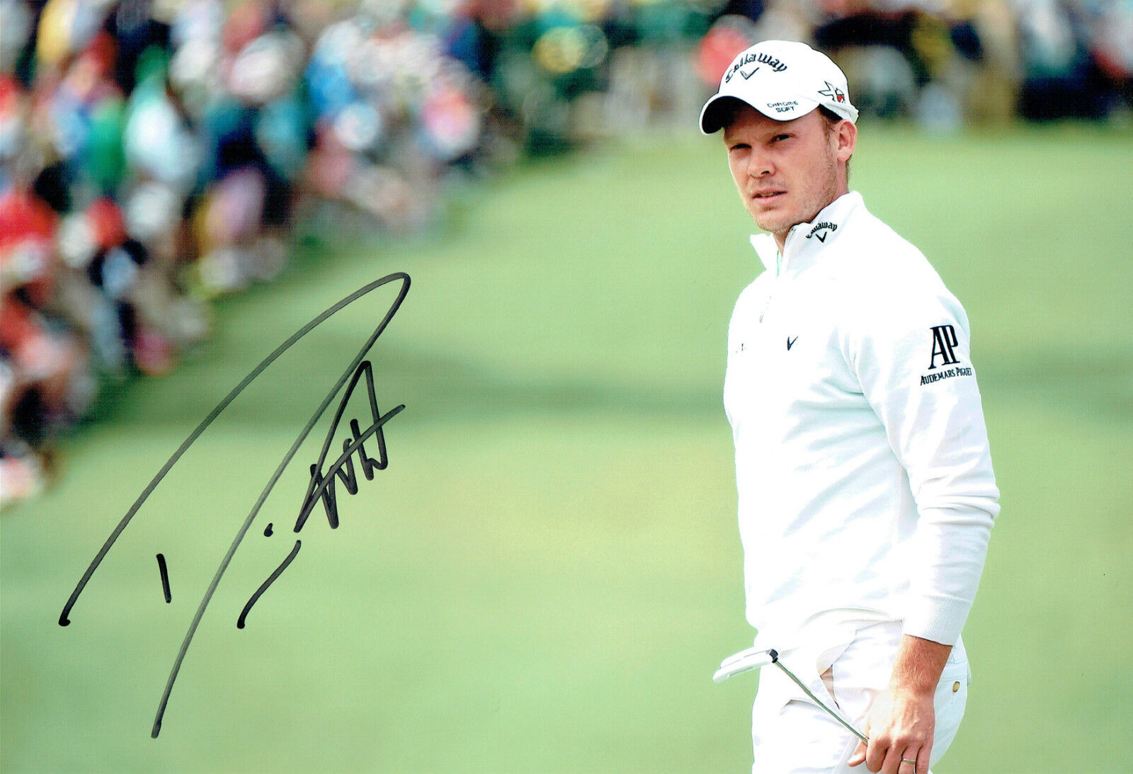 Danny WILLETT Augusta Masters SIGNED Autograph 12x8 Golf Photo Poster painting 6 AFTAL COA