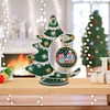 (US Only)2D Flat Christmas Tree DIY Desktop Diamond Art Kits Holiday Party Decor (SDS02)