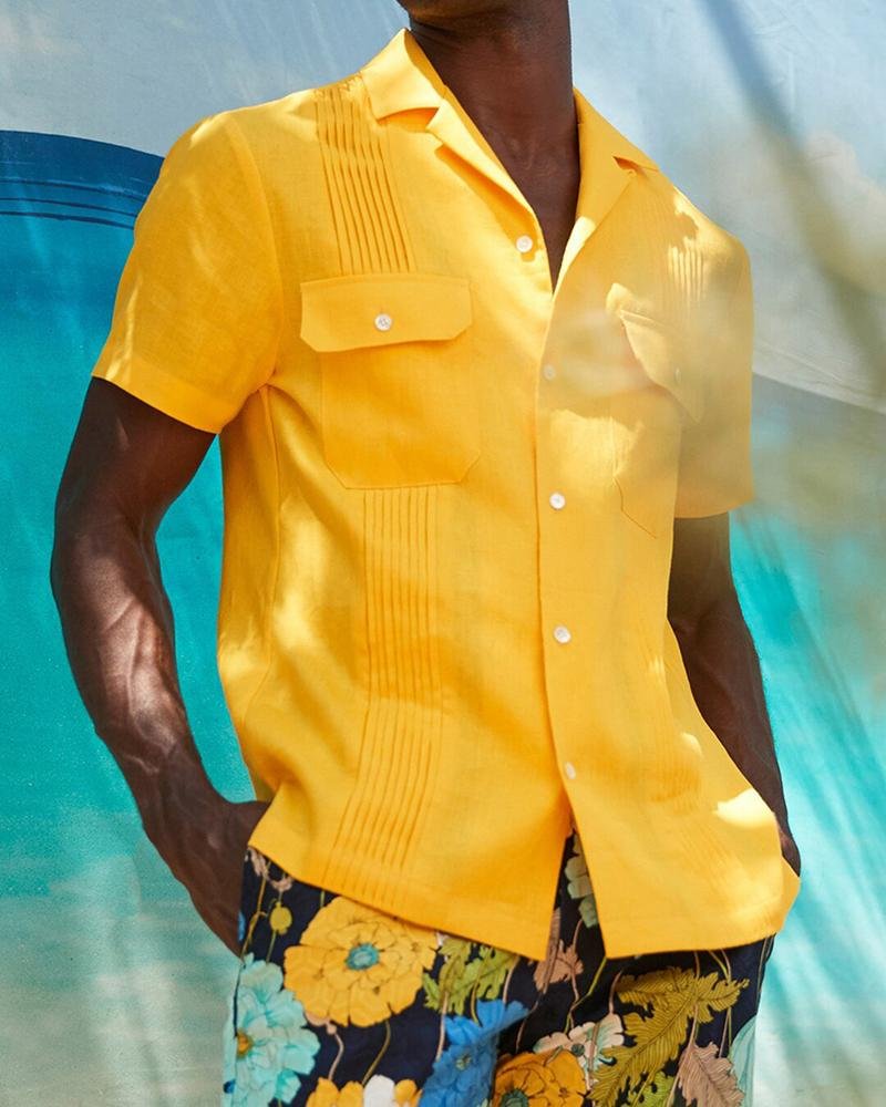 Men's Tooling Pocket Shirt Short Sleeve-10