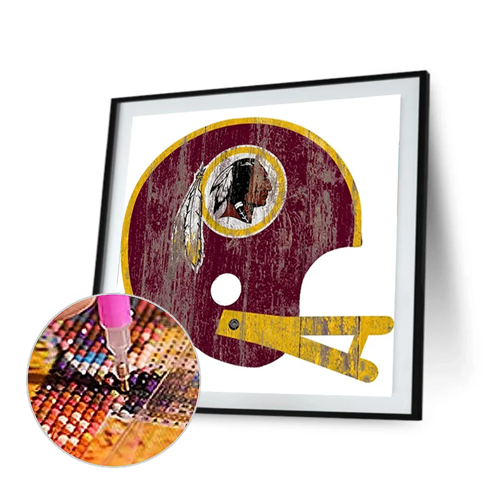 Diamond Painting - Full Round Drill - Washington Commanders(30*30cm)