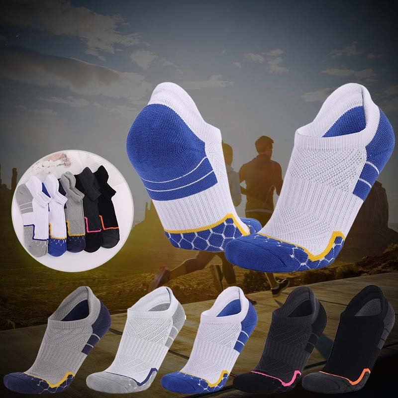 Letclo™ 3-Piece Summer Outdoor Sweat-absorbing Breathable Bottom Thickened Sports Socks letclo Letclo