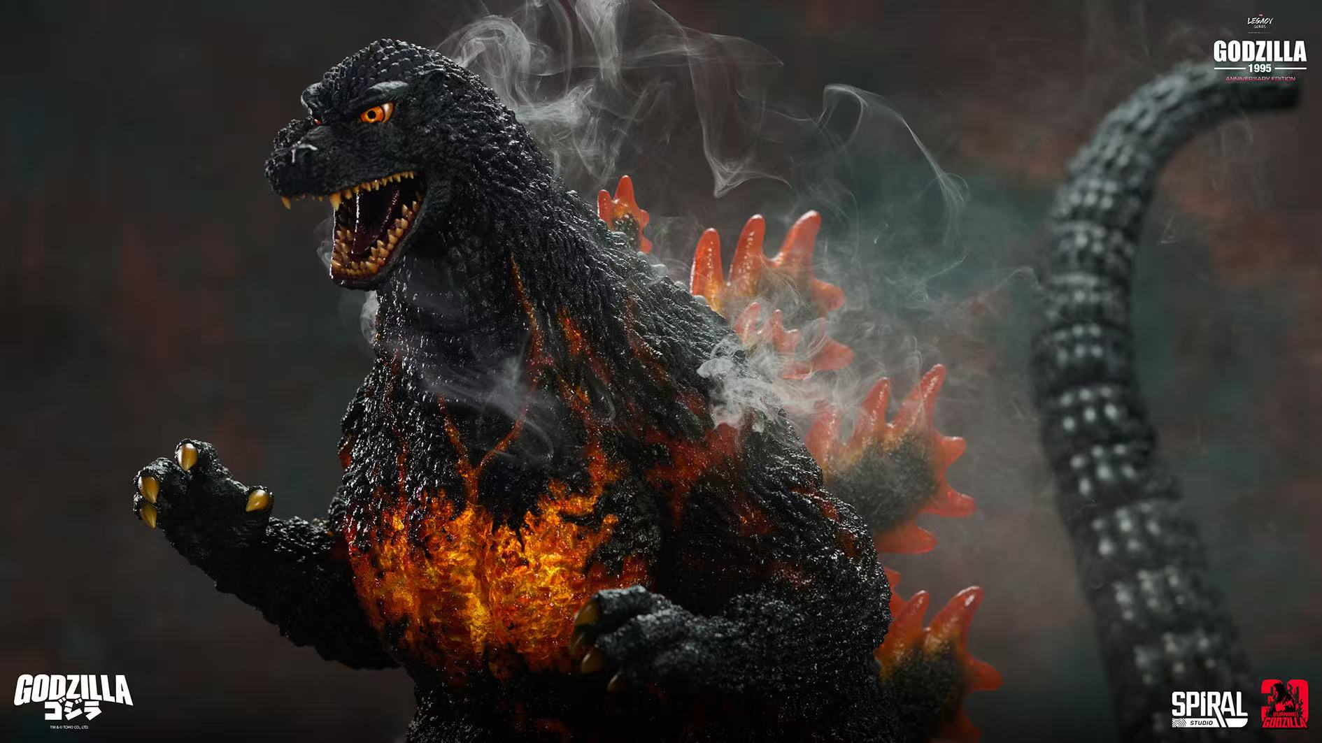 Spiral Studio - Legacy Series Godzilla 1995 30th Anniversary Edition (Licensed) Statue(GK)-