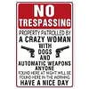 Warning - Vintage Metal Signs(12*16Inch) - Warning