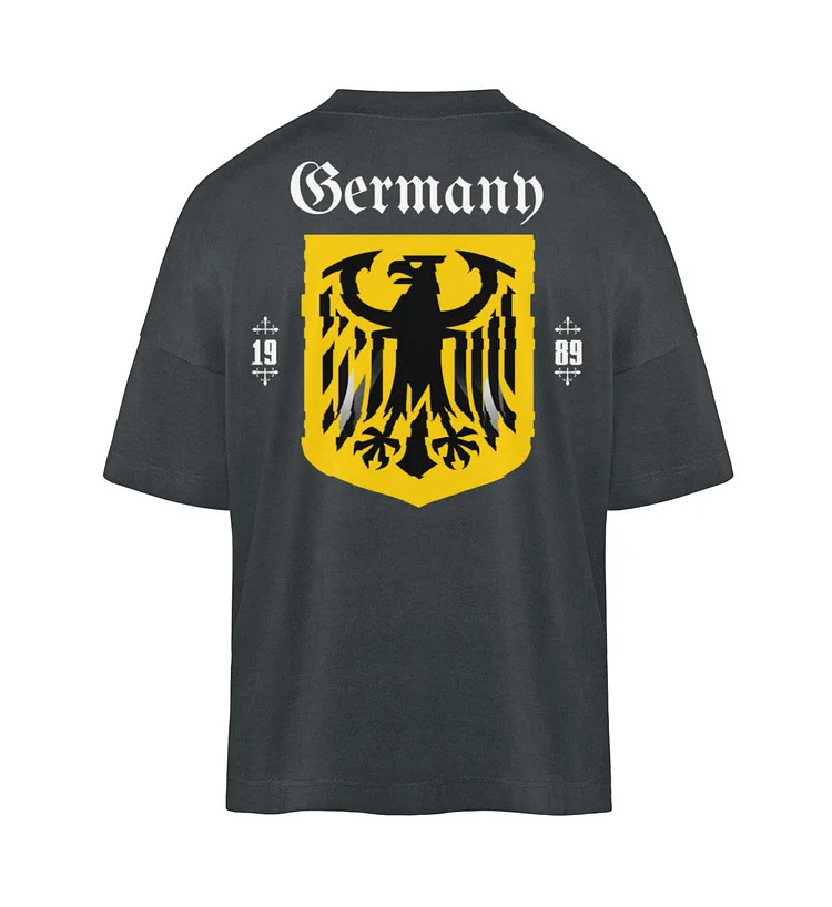 Simpfit T-Shirt aus Baumwolle mit deutschem Aufdruck