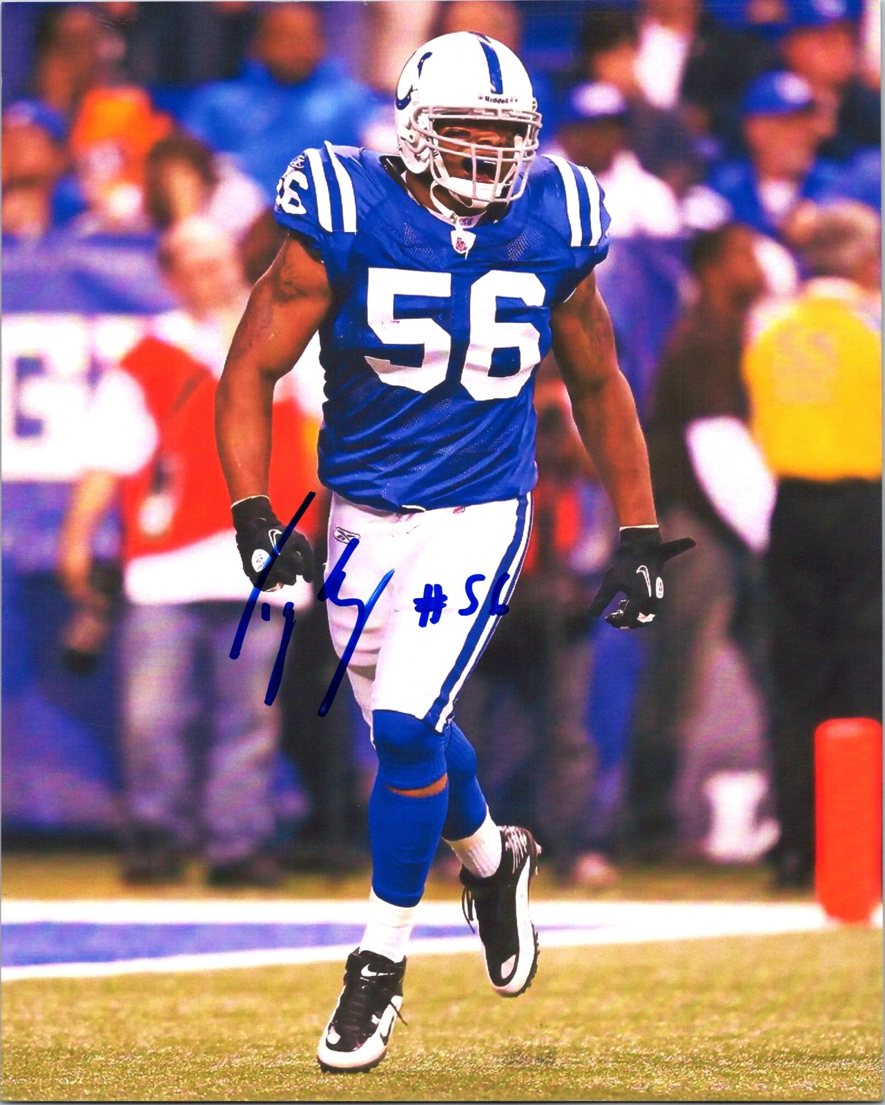 Tyjuan Hagler Signed 8x10 Photo Poster painting Indianapolis Colts Autograph NCAA NFL COA