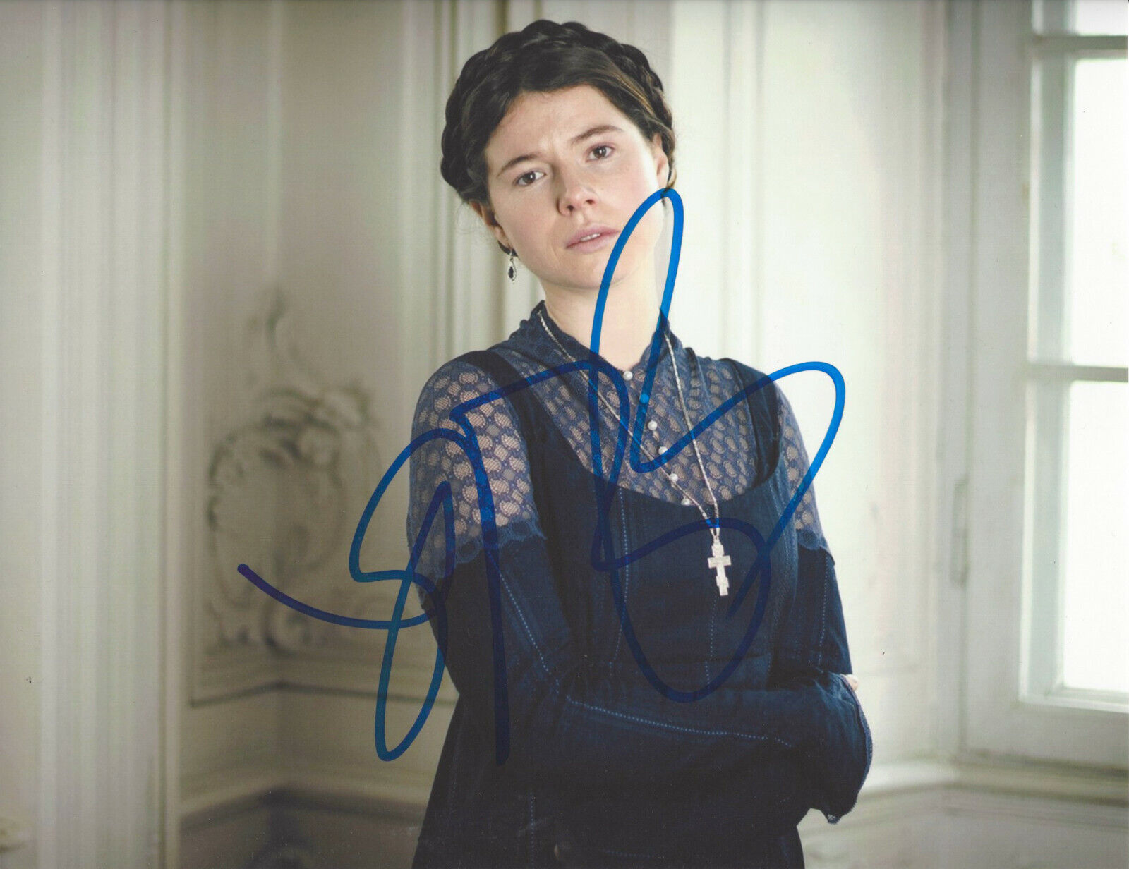 JESSIE BUCKLEY SIGNED AUTHENTIC 'TABOO' 8x10 Photo Poster painting w/COA CHERNOBYL ACTRESS