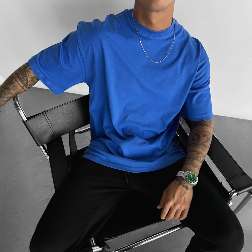 Neutral Simple Basic Solid Color T-shirt