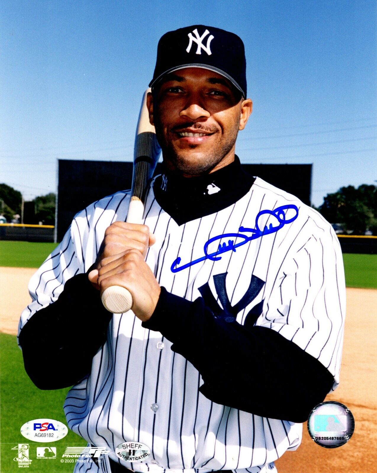 Gary Sheffield autographed signed 8x10 Photo Poster painting MLB New York Yankees PSA COA