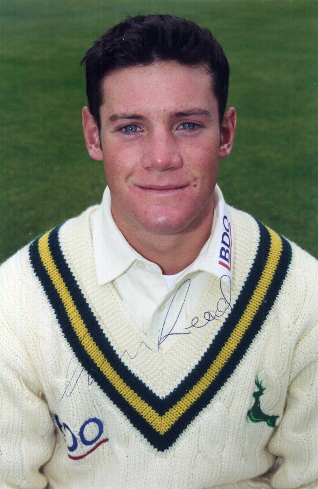 CHRIS READ Signed Photo Poster paintinggraph - Notts & England Cricket Player - preprint