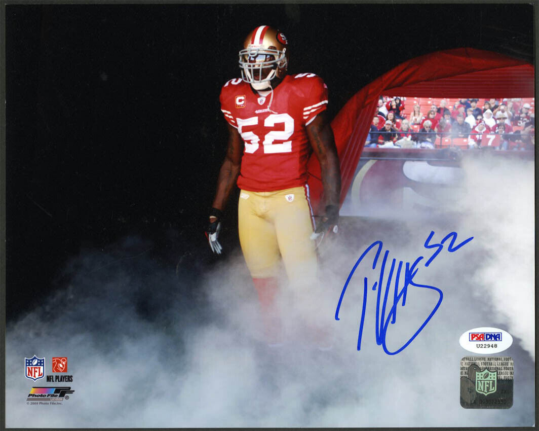 Patrick Willis SIGNED 8x10 Photo Poster painting San Francisco 49ers PSA/DNA AUTOGRAPHED