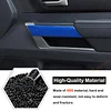 Aunginsy Car Inner Door Panel Strip Trim Cover Compatible with Toyota Tundra 2022+/Sequoia 2023+ Front Rear Door Handle Panel Decorative Cover Protector Accessories(Without Memory Seat Switch Hole)