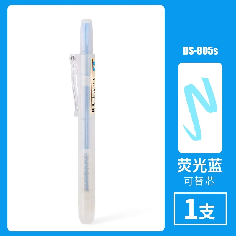1-Piece Refillable Retractable Highlighters Fluorescent Pen Pastel Highlighter Markers for Highliting Drawing Doodling Coloring