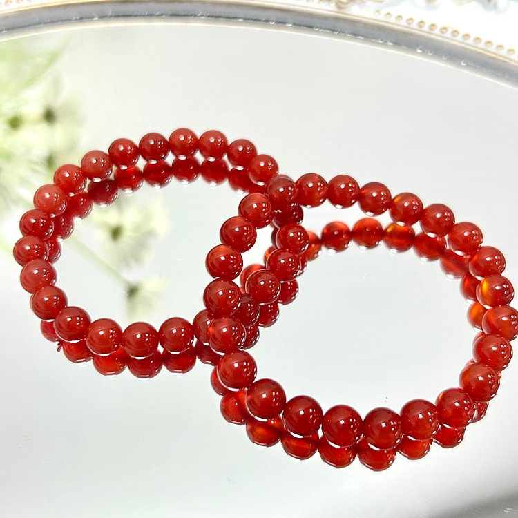 Carnelian Bracelet 6mm/8mm/10mm/12mm