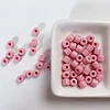 50PCS Colorful Cylinder 6mm Acrylic Beads DIY Accessories