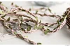5mm simulation rattan fake leaves wax rope decorative rope wrapped decoration landscape design DIY