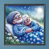 Happy couple-rond drill diamond painting-40*40cm