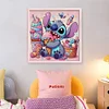Stitch Eating Ice Cream-11CT Stamped Cross Stitch 40*40cm/15.75*15.75in