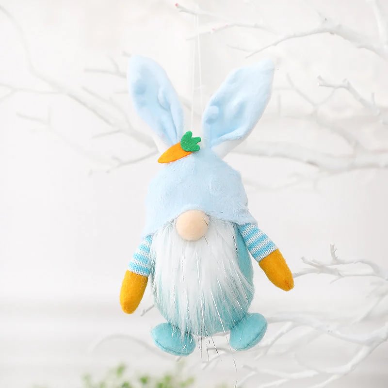 Easter Faceless Doll Pendant with Rabbit Ears, Home Decoration