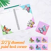 6pcs Diamond Painting Butterfly Corner Bookmark