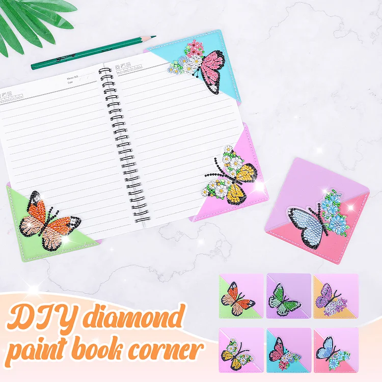 DIY Diamond Art Bookmarks Handmade 5D Leather Triangle for Beginner Adults  Kids