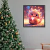 >SALE<5D DIY Full Round Drill Diamond Painting Love Pink Dragon Kit Home Decor 30x30cm