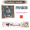 Diamond Painting -DIY Round Drill Christmas Penguin(40x40cm)