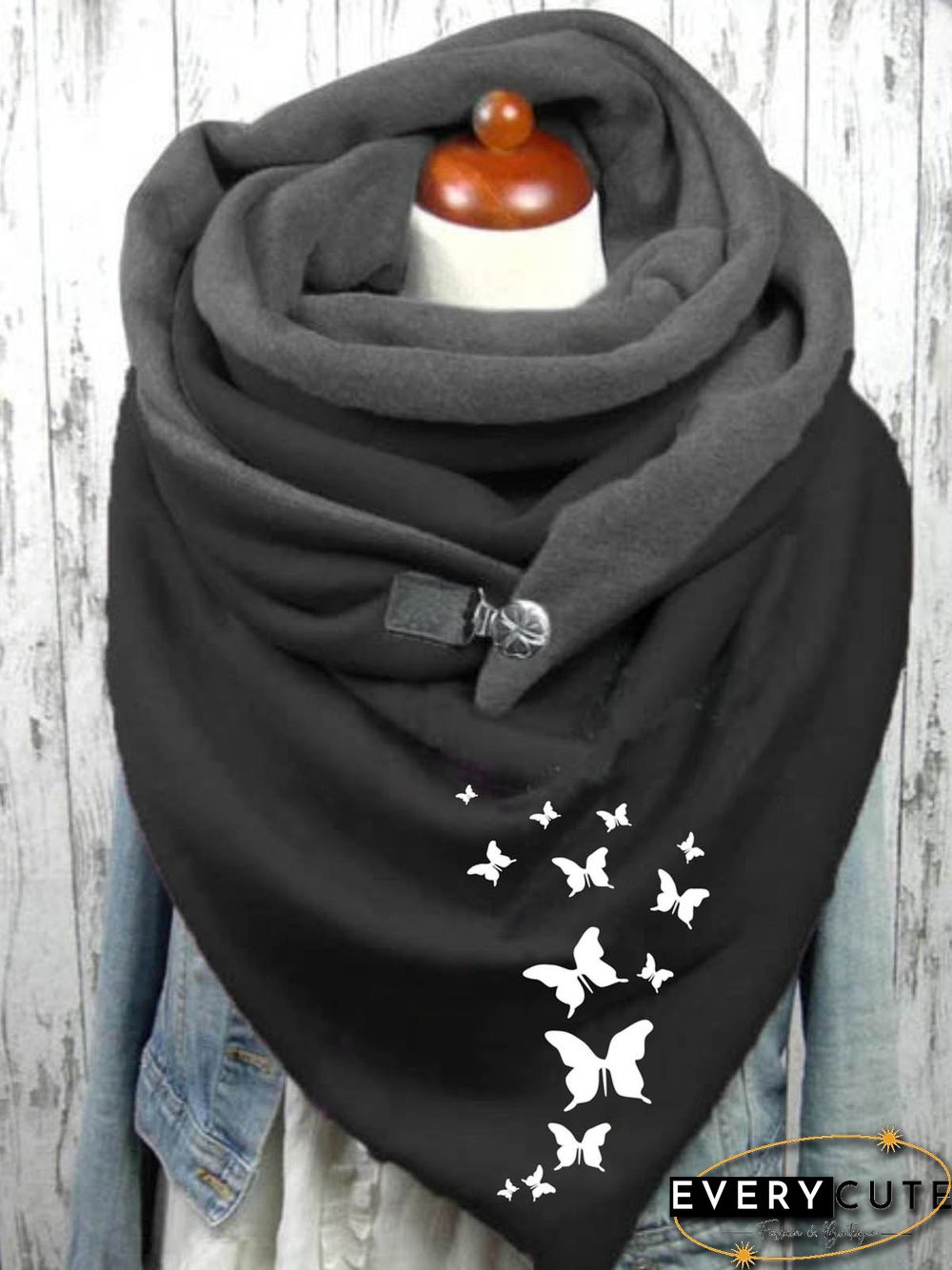 Butterfly Print Scarf