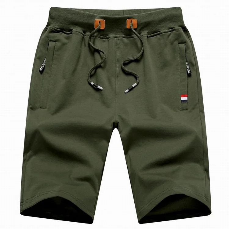 Men's Casual Classic Fit Drawstring Summer Beach Shorts