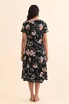 Blue and White Summer Dress, V-Neck Elegant Outfits, Guangzhou Garment Factory, Plus Size Friendly Dress, Boutique Resort Wear