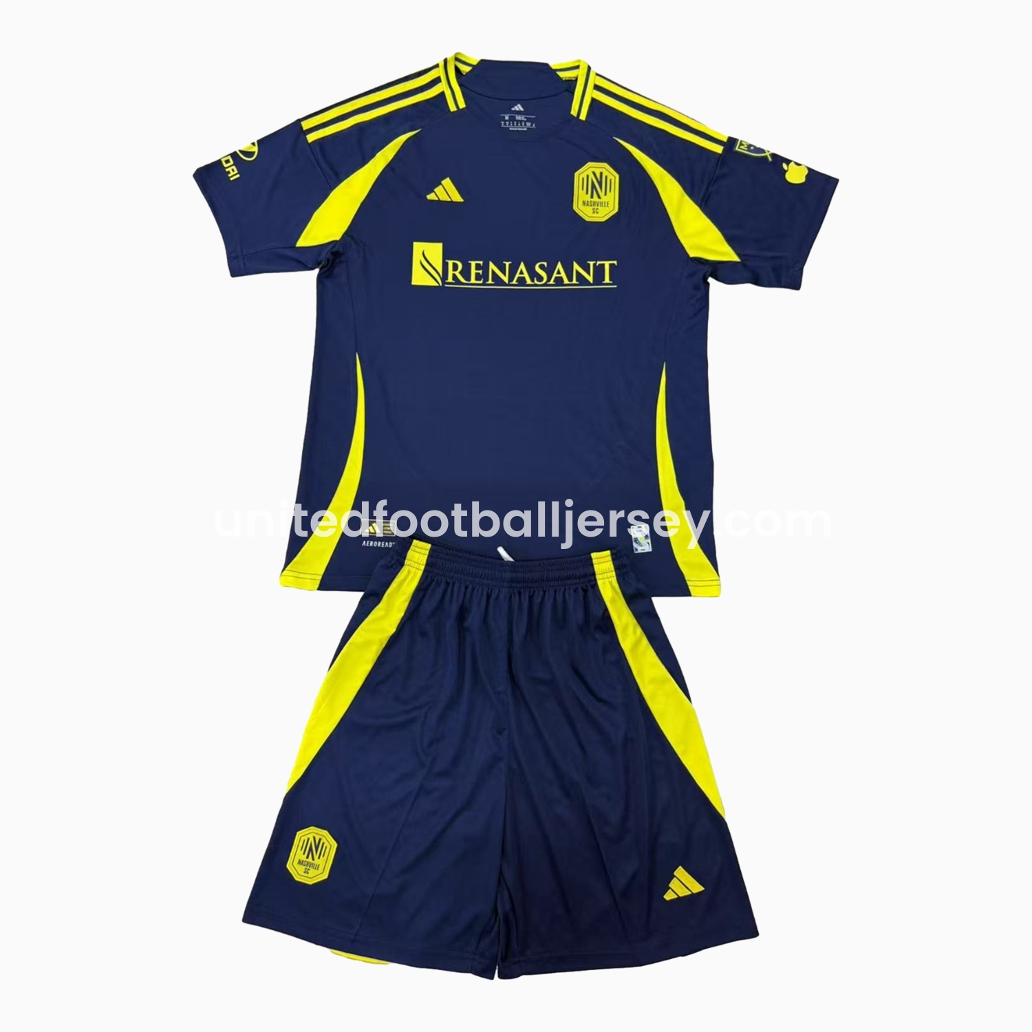 Nashville SC 2025 Away Kids Kit