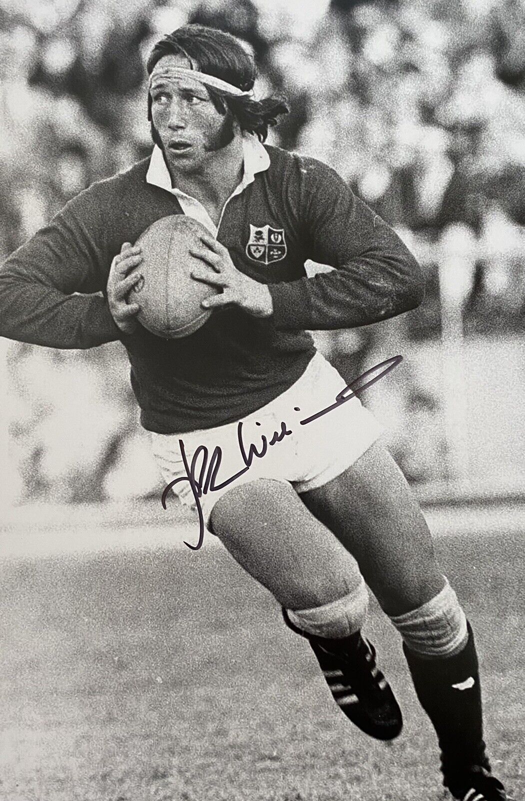 J. P. R. Williams Genuine Hand Signed British & Irish Lions 12x8 Photo Poster painting 2