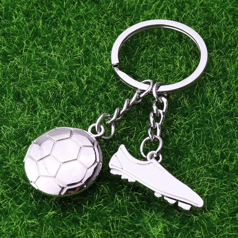 Fashion Football Alloy Unisex Bag Pendant Keychain 1 Piece