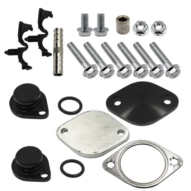 EGR Valve Cooler Kit For 2008 2009 2010 Ford F-250 F-350 F-450 F-550 Powerstroke 6.4L Diesel Turbo