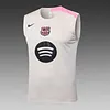 2025/2026 Barcelona Pre-Match Training Beige Vest+Shorts Football1:1 Thai Quality
