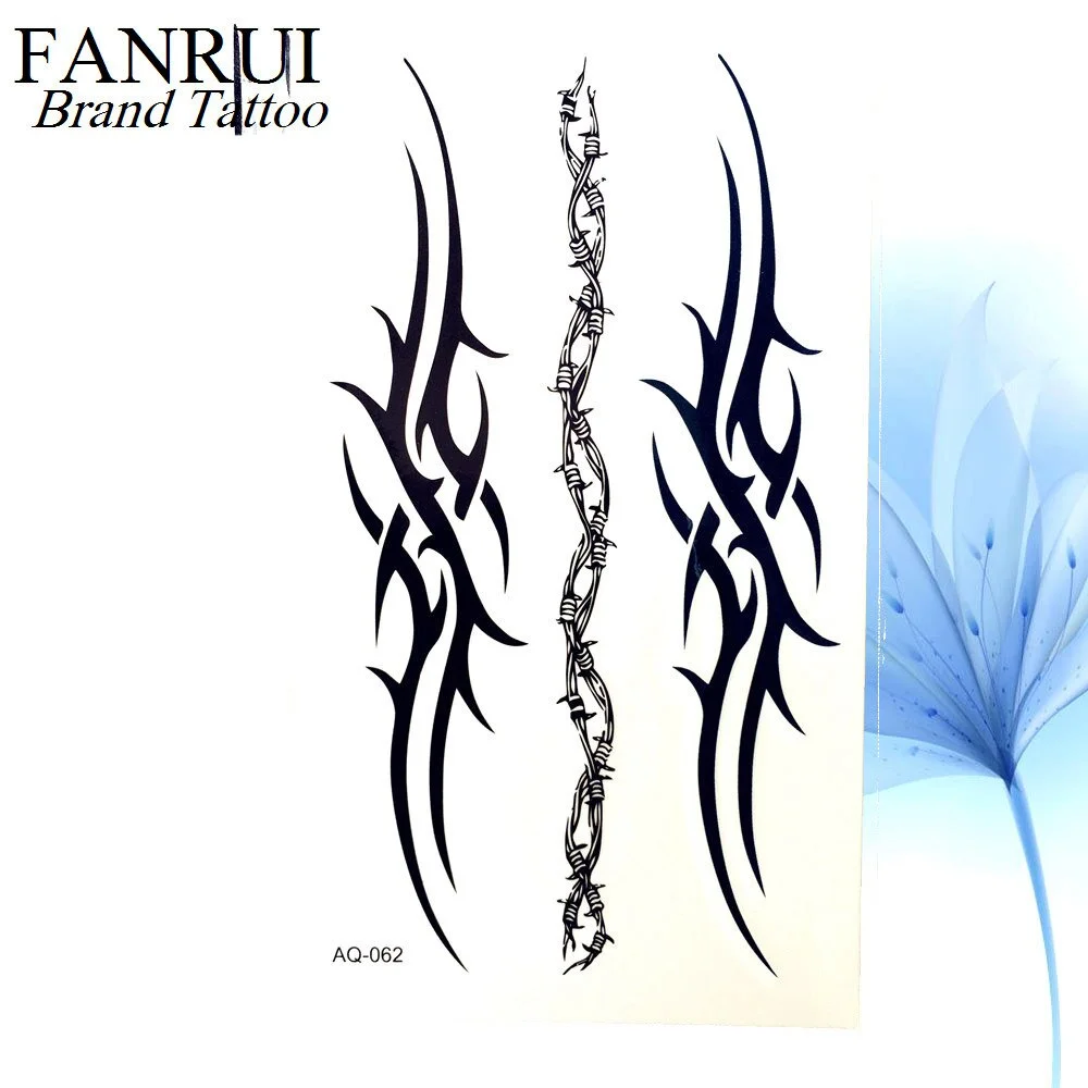 Summer Style Watercolor Feather Bird Temporary Tattoo Women Tribal Henna Fake Tattoo Men Body Arm Art Drawing 3D Tatto Stickers