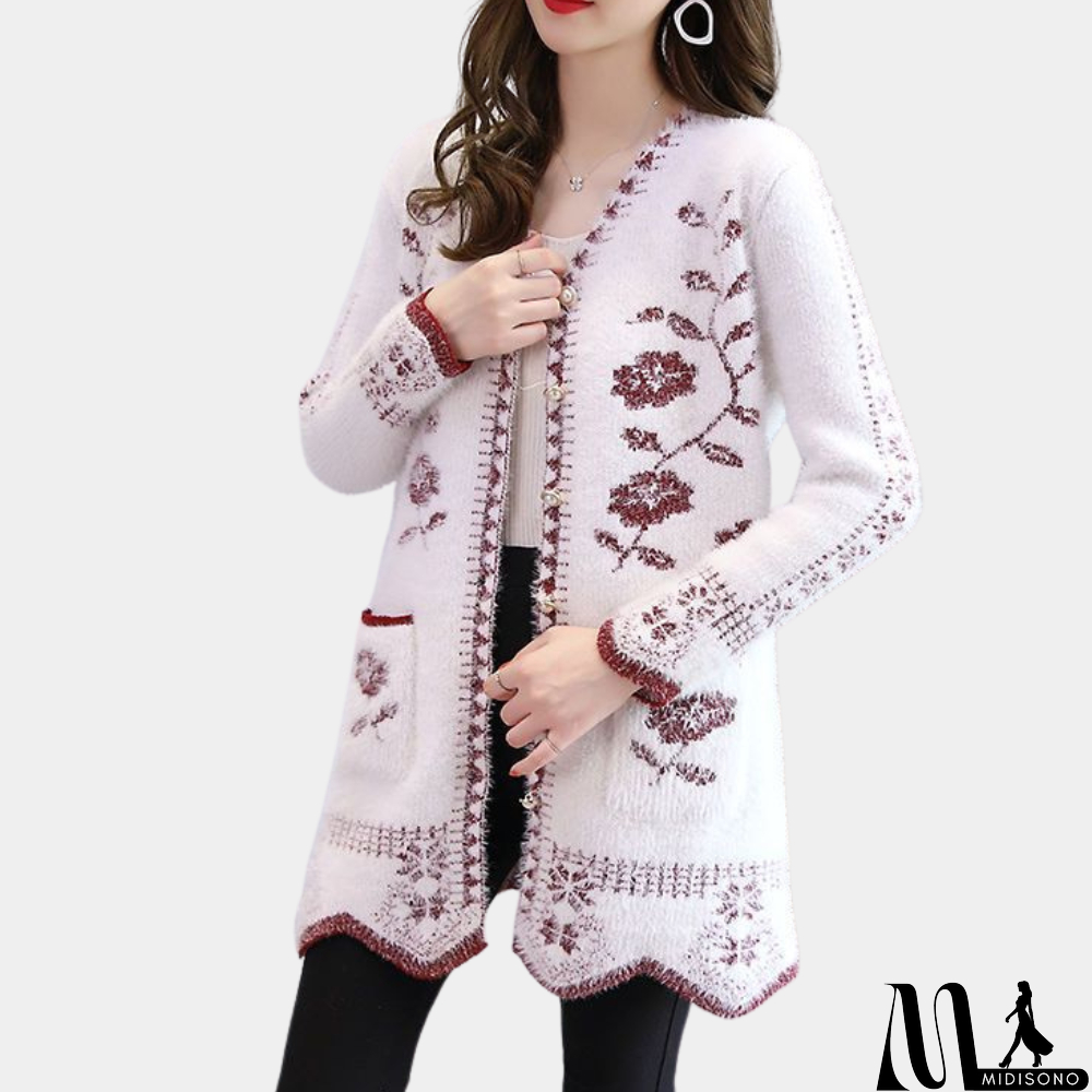 MidiSono - Classic and Stylish winter Cardigan