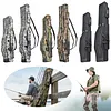 3 Layers Fishing Rod Case Portable Folding Fishing Pole Bag for Outdoor Fishing