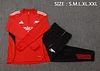 Joyfball 2025/2026 Arsenal Half-Pull Training Suit Red Football Shirt 1:1 Thai Quality
